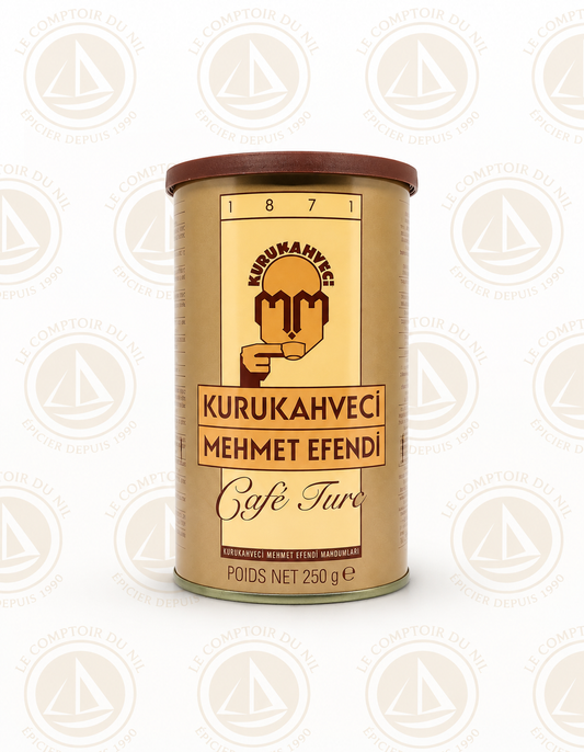 Kurukahveci Mehmet Efendi – Café Turc Authentique | Torréfaction Traditionnelle depuis 1871 – 250 g / 500 g KURUKAHVECI