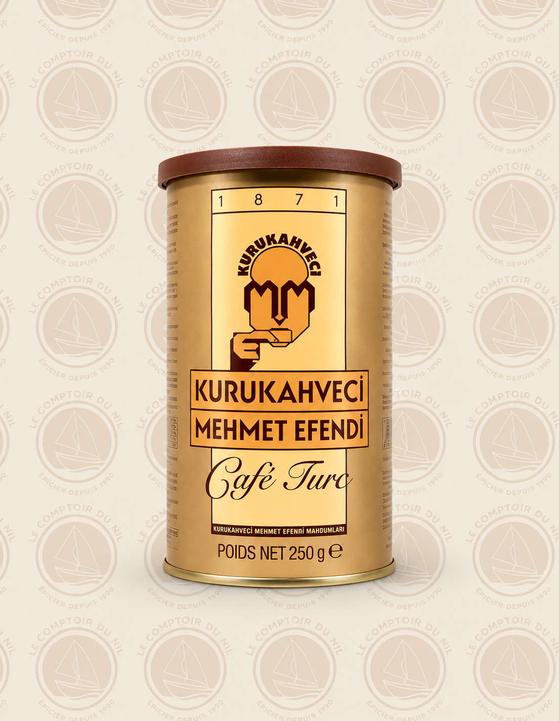 Kurukahveci Mehmet Efendi – Café Turc Authentique | Torréfaction Traditionnelle depuis 1871 – 250 g / 500 g KURUKAHVECI
