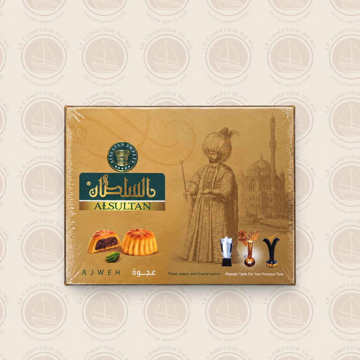 Maamoul Ajweh ALSULTAN – Pâtisserie Orientale aux Dattes Le comptoir du Nil : produits orientaux en ligne