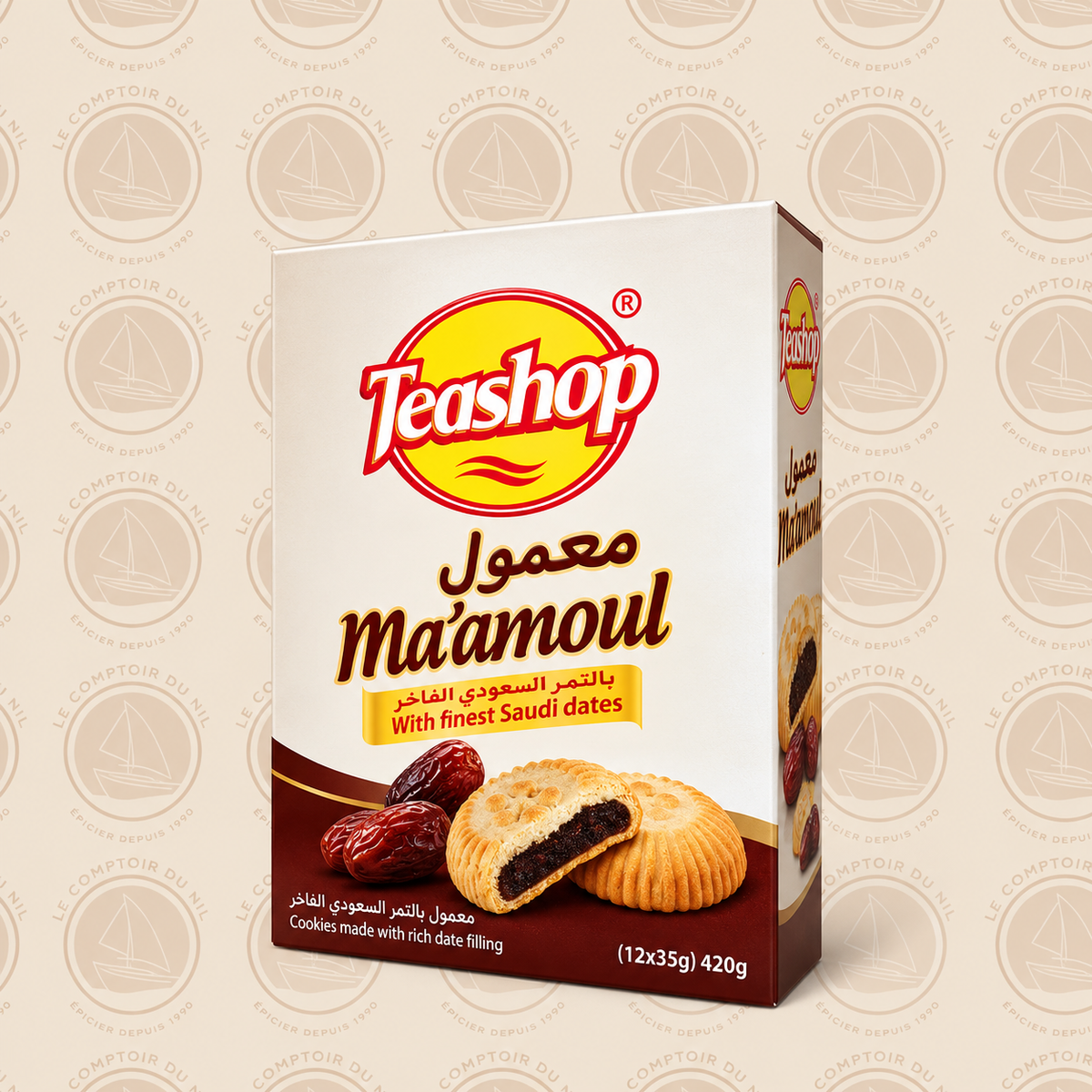 Maamoul aux Dattes – Biscuits Orientaux Premium 420 g TEASHOP