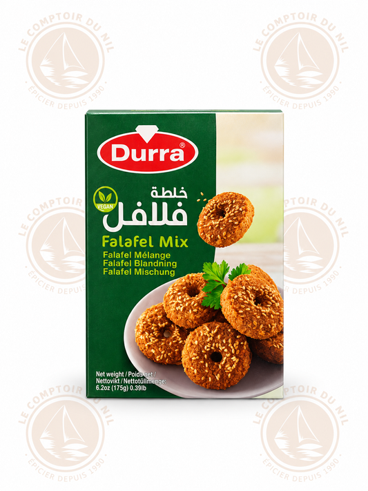 Mélange Falafel Durra – Préparation Authentique Libanaise (175g / 350g) Le comptoir du Nil : produits orientaux en ligne