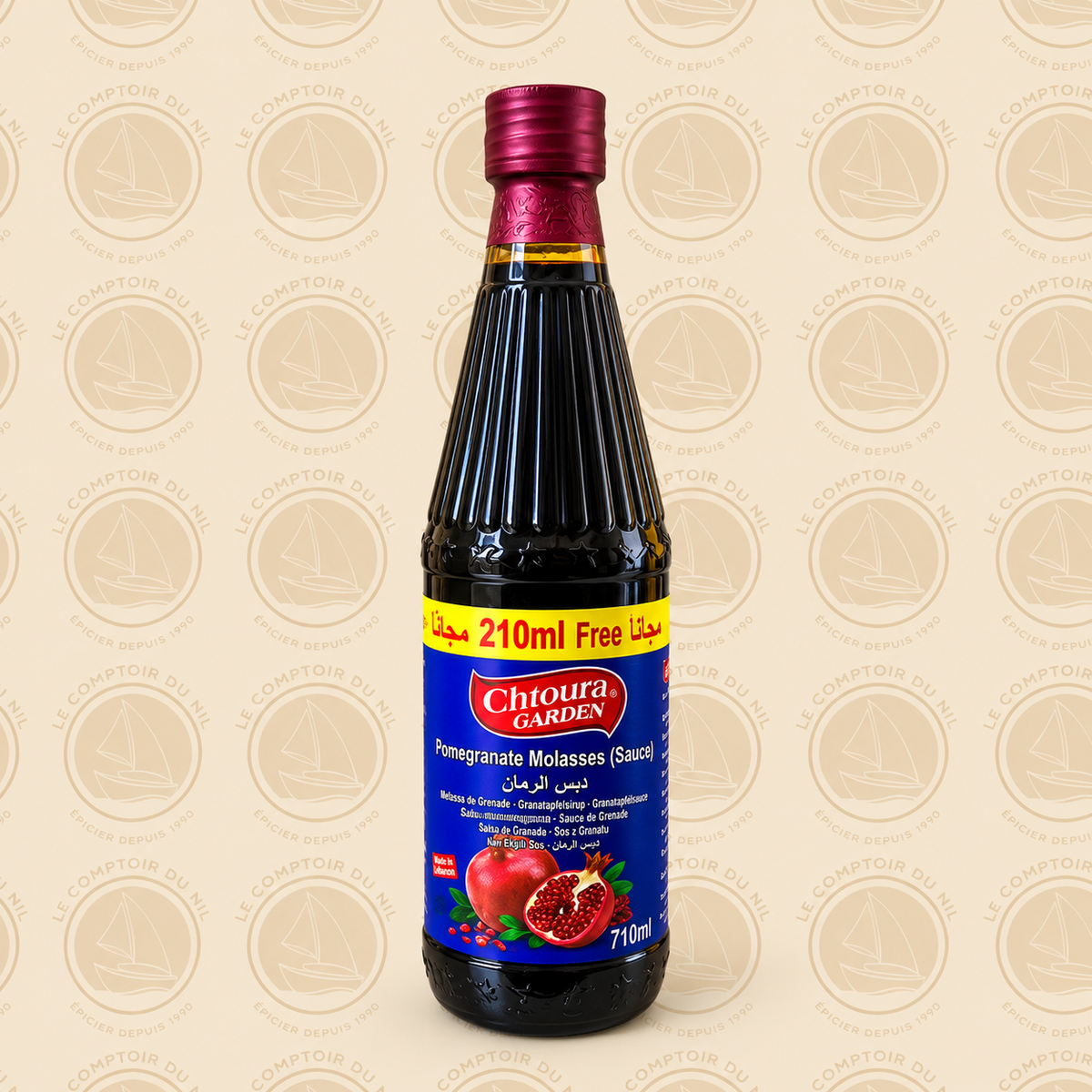 Mélasse de Grenade Chtoura Garden 710ml – Sauce Grenade Orientale Le comptoir du Nil : produits orientaux en ligne
