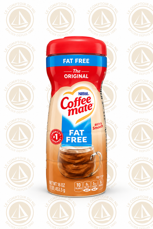 Nestlé Coffee-Mate Original Fat Free – Crème à Café Sans Matières Grasses | Texture Onctueuse et Goût Riche Le comptoir du Nil : produits orientaux en ligne