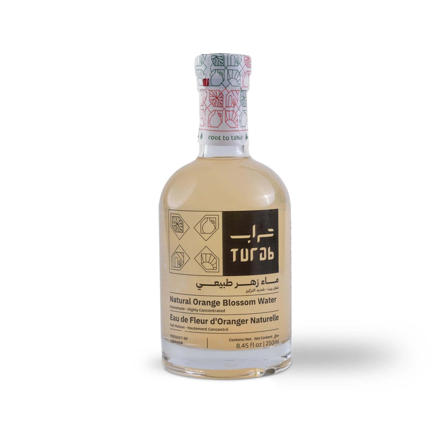 Eau de Fleur d’Oranger Naturelle TURAB – Artisanale & Concentrée (250ml) Le comptoir du Nil : produits orientaux en ligne