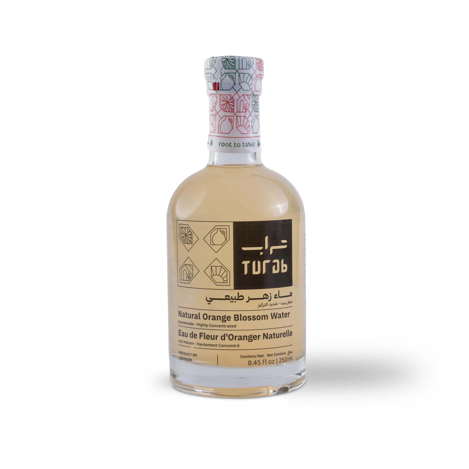 Eau de Fleur d’Oranger Naturelle TURAB – Artisanale & Concentrée (250ml) Le comptoir du Nil : produits orientaux en ligne