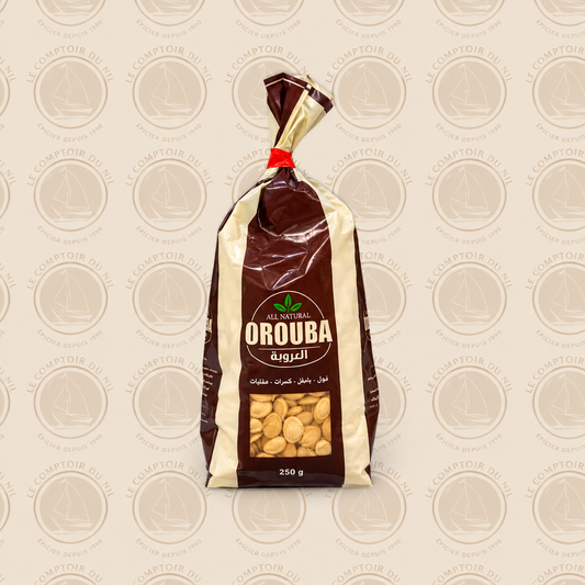 Orouba – Graines de Melon Grillées et Salées 250g | Snack Croquant d’Égypte, Naturel et Riche en Saveurs Le comptoir du Nil : produits orientaux en ligne