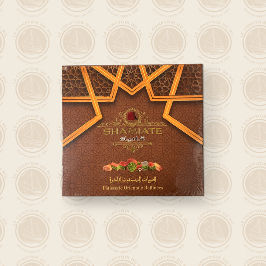 Pâtisserie Orientale Raffinée SHAMIATE – Assortiment Premium 400g Le comptoir du Nil : produits orientaux en ligne