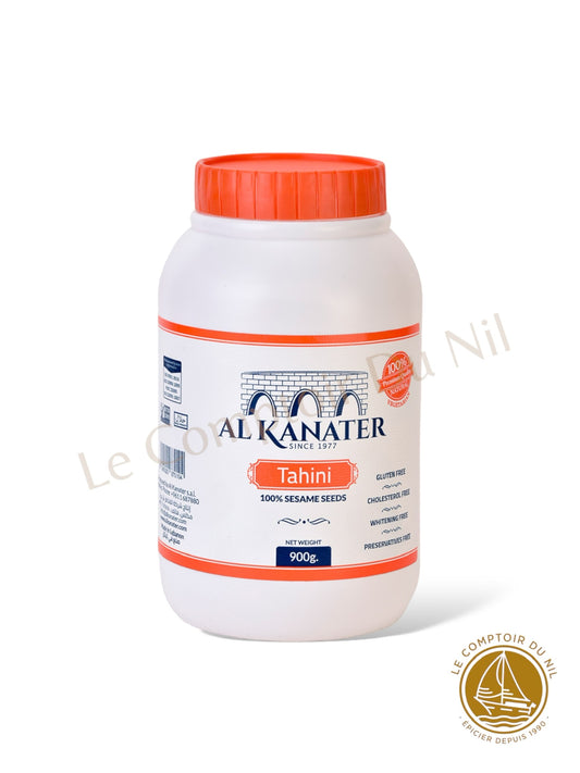 Tahini Al Kanater – Crème de Sésame Naturelle Libanaise | Goût Authentique et Texture Onctueuse – 900 g