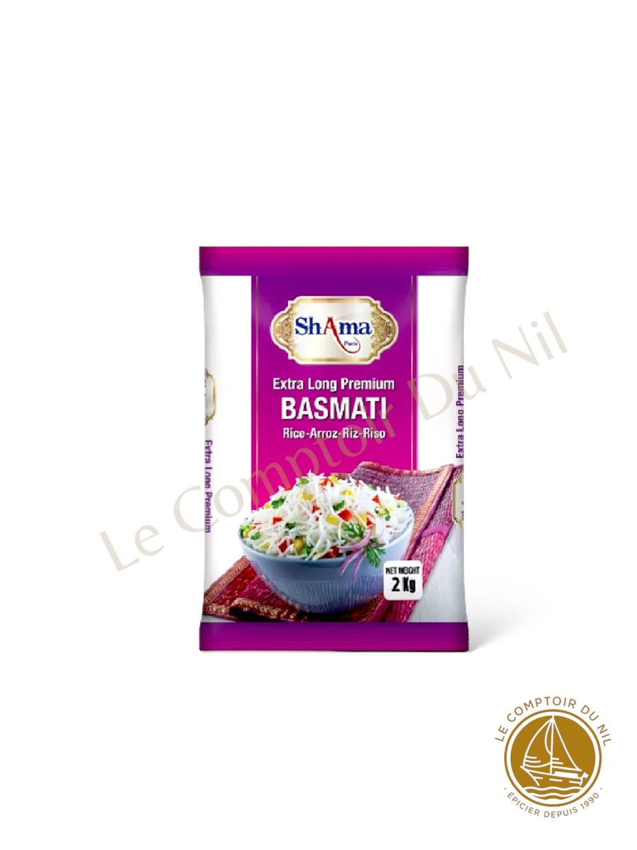 SHAMA Riz Basmati Extra Long Premium Le comptoir du Nil produits