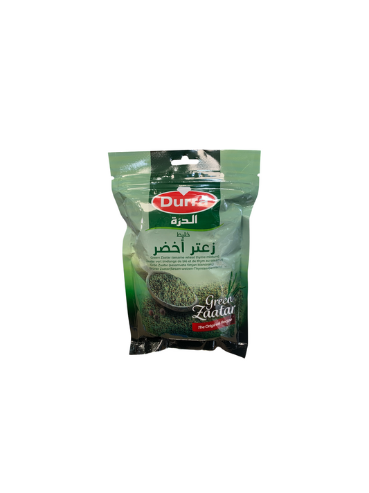 Zaatar Vert Durra 400g – Mélange Authentique de Thym, Sésame et Blé du Moyen-Orient
