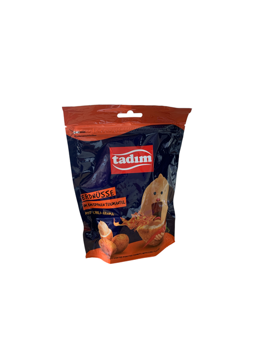 Tadım Cacahuètes Enrobées Goût Chili 140g — Snack Croquant et Épicé