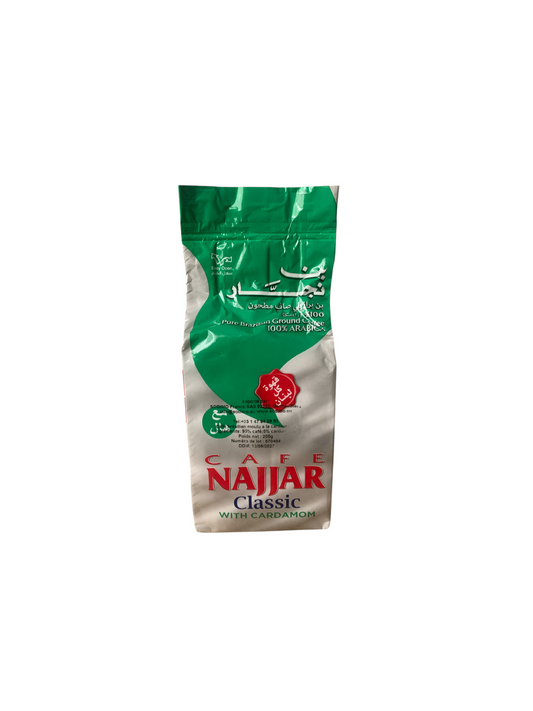Café Najjar Classic avec Cardamome – Café Libanais 100% Arabica | Goût Oriental Authentique – 200g