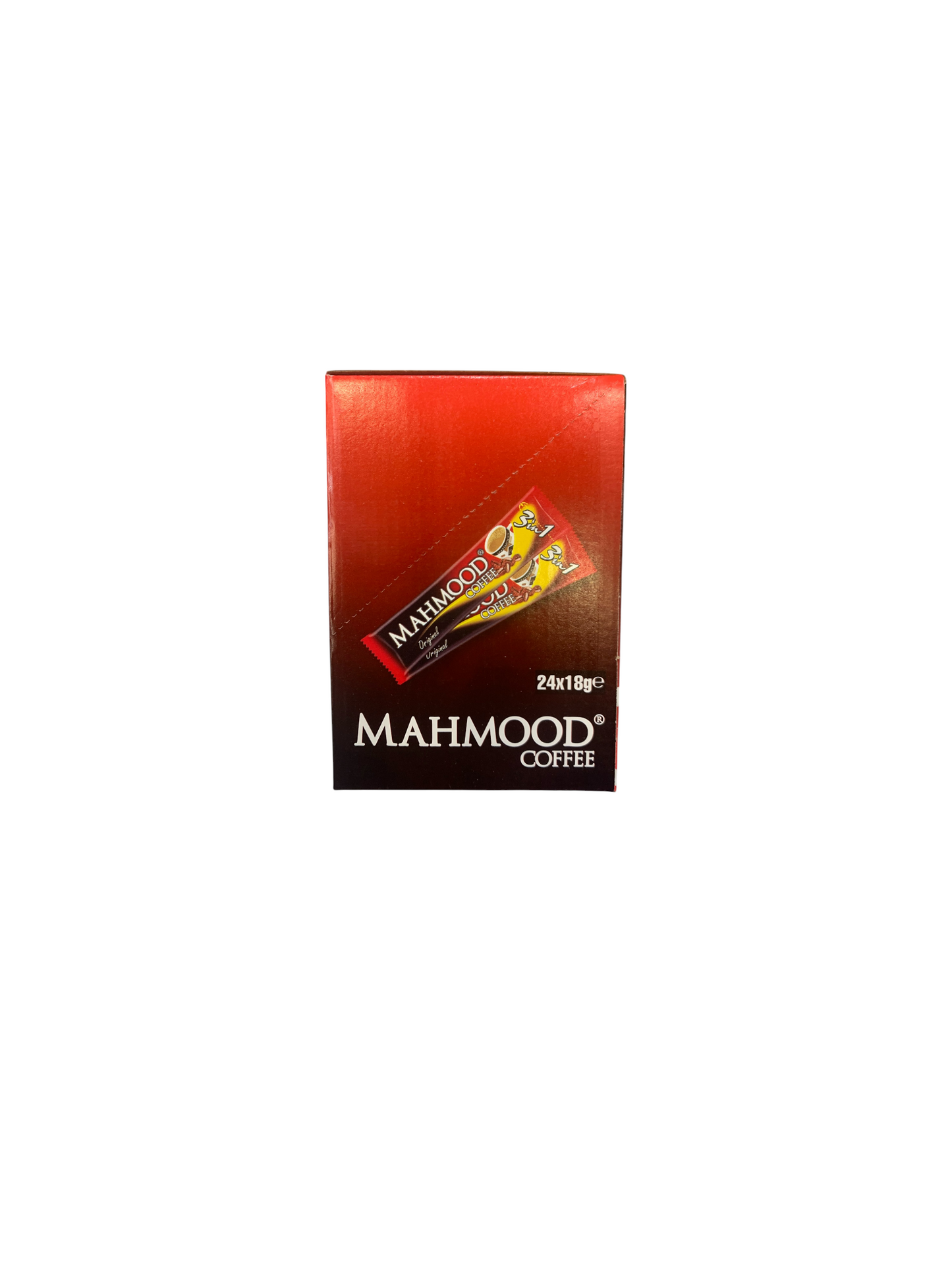 Café Mahmood Original 3 en 1 – Café Turc Instantané Crémeux et Équilibré | Boîte 24x18g