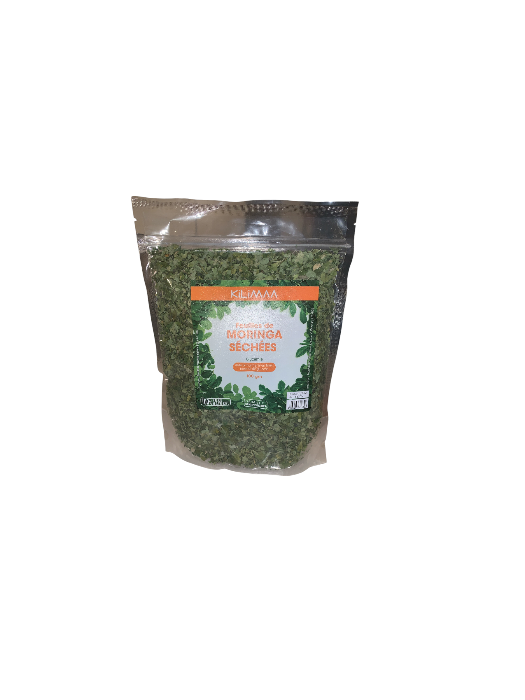 Kilimaa - Feuilles de Moringa séchées 100g