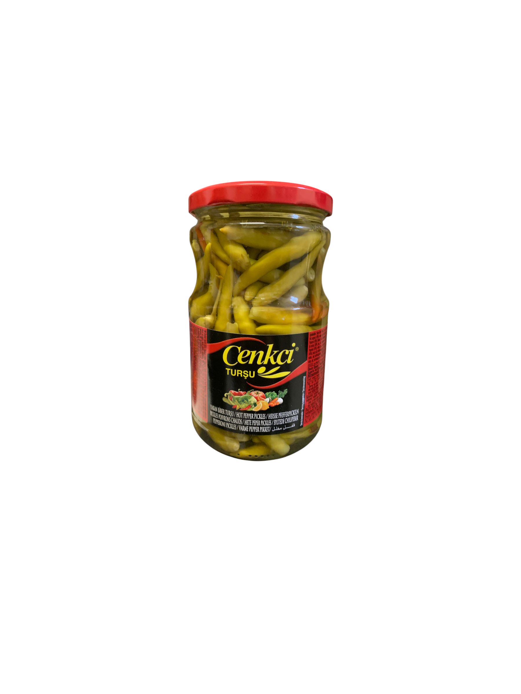 Piments Verts Marinés Cenkci Turşu 650g – Goût Piquant et Tradition Turque