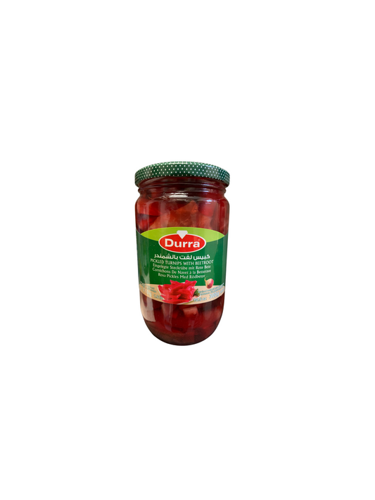 Durra – Navets au Vinaigre à la Betterave 600g | Saveur Orientale Authentique