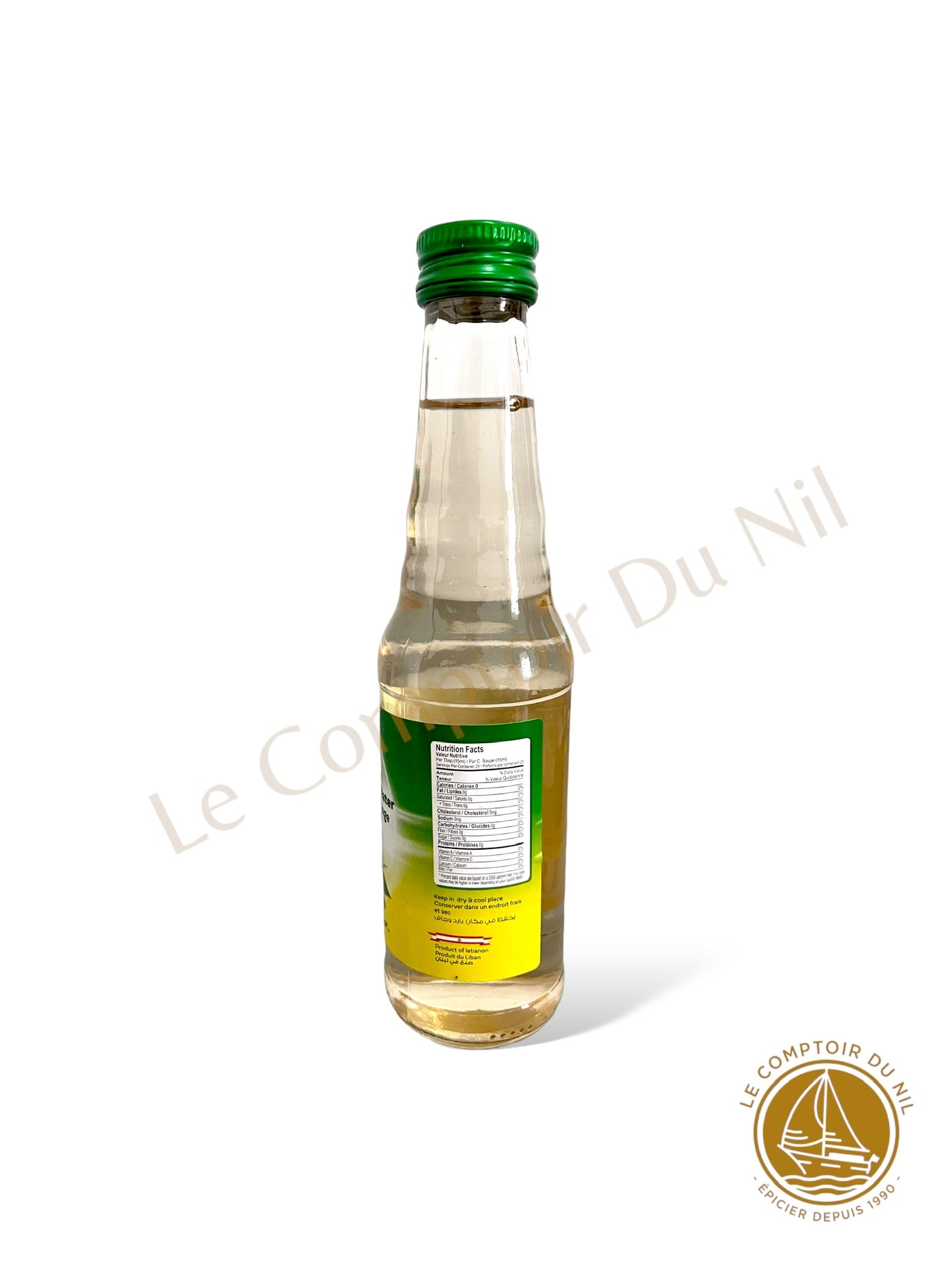 Yamama – Eau de fleur d’oranger 300 ml | Arôme floral naturel pour desserts et boissons composition