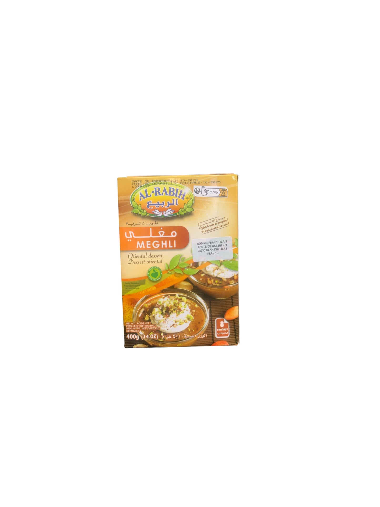 Al Rabih – Préparation pour Meghli Libanais 400g | Dessert Oriental Traditionnel
