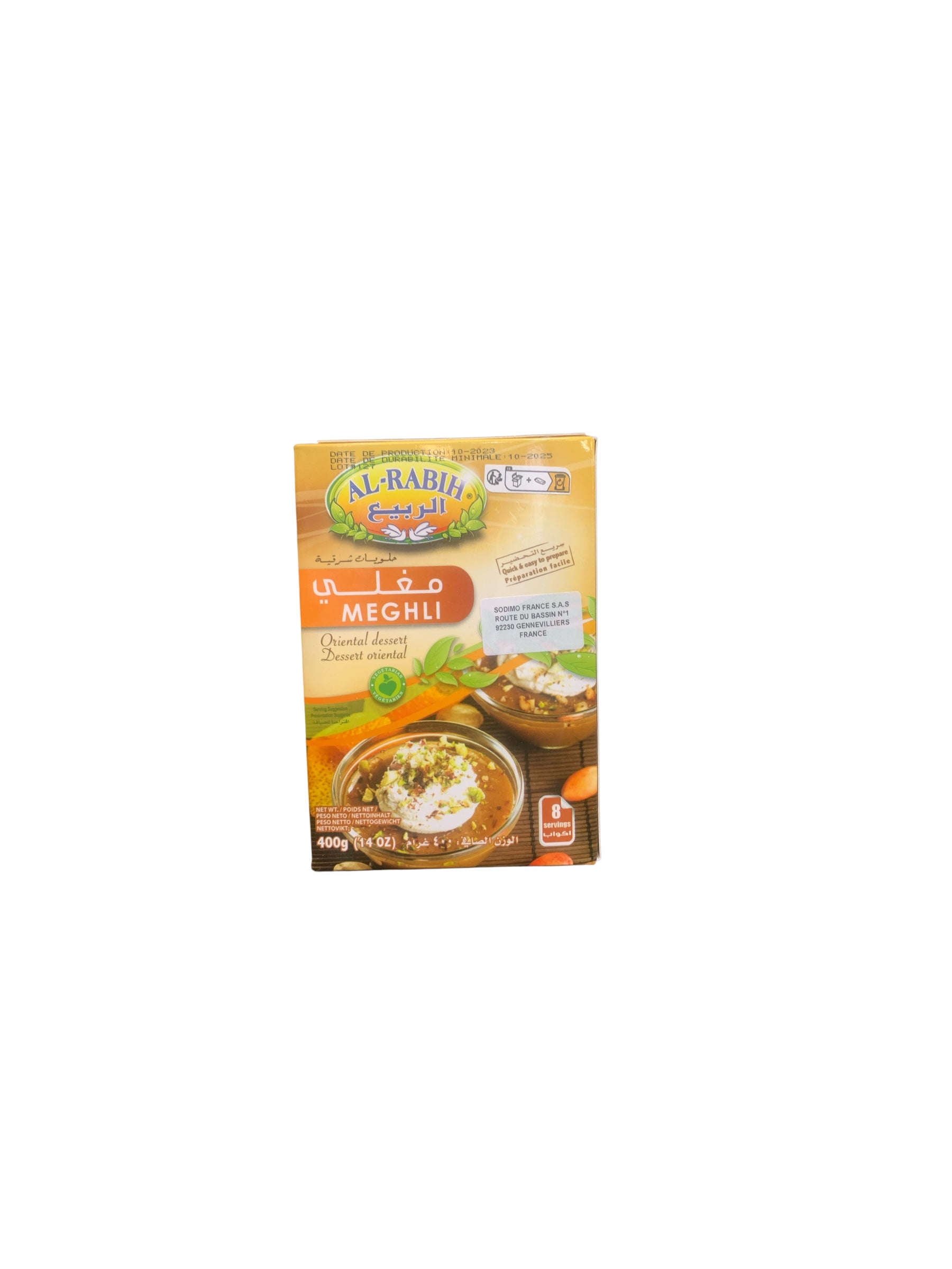 Al Rabih – Préparation pour Meghli Libanais 400g | Dessert Oriental Traditionnel