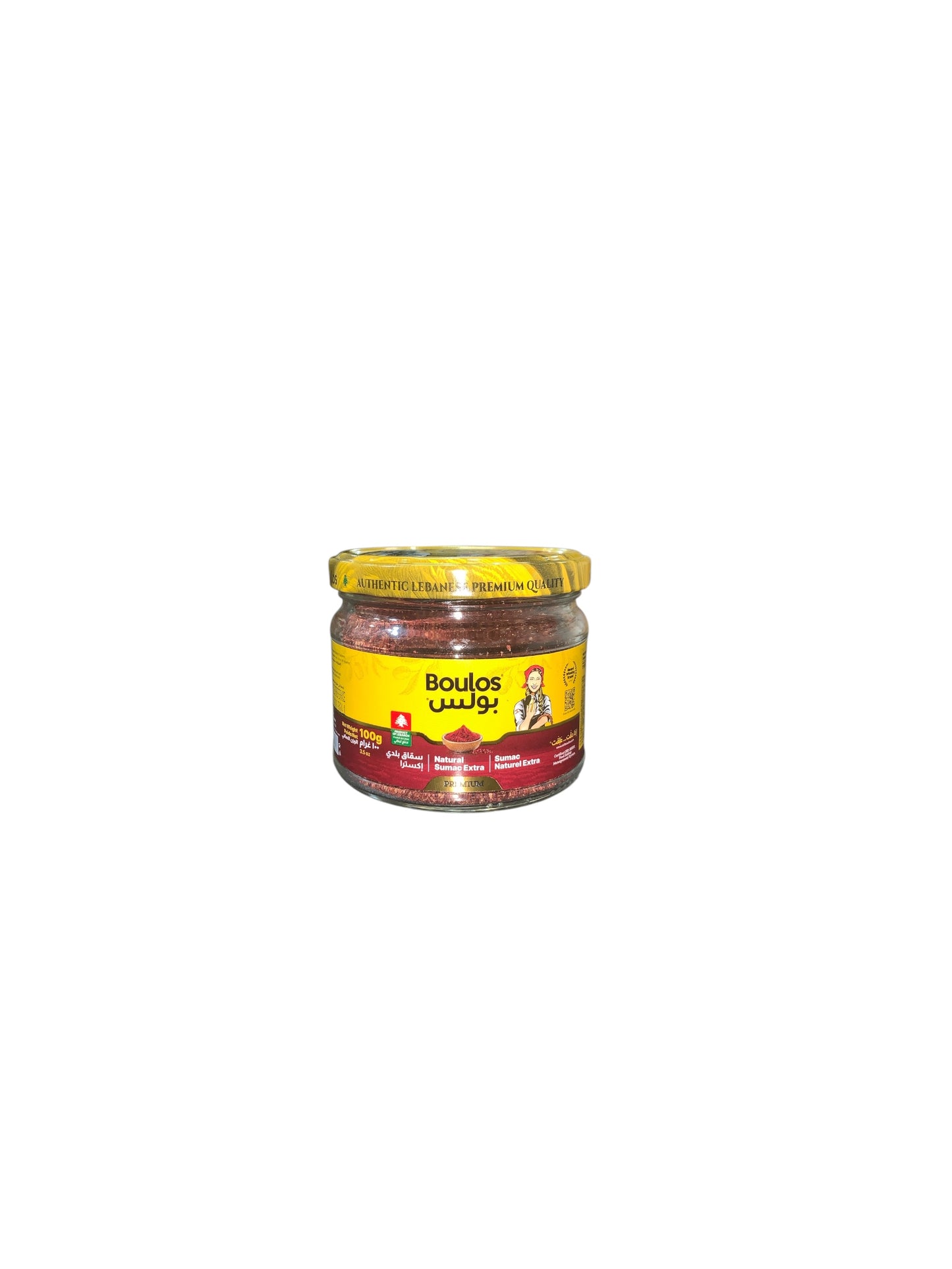 Sumac Naturel Extra Boulos 100g – Épice Libanaise Authentique et Acidulée