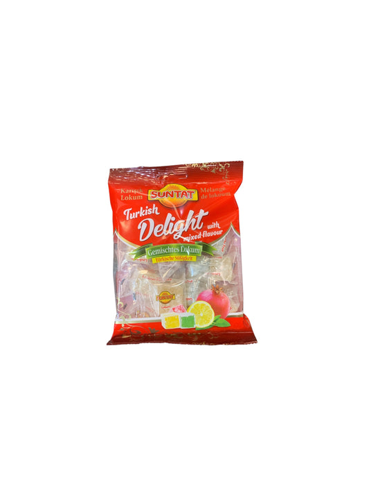 Turkish Delight Suntat – Lokum turc assorti (citron, rose, grenade) | 400 g