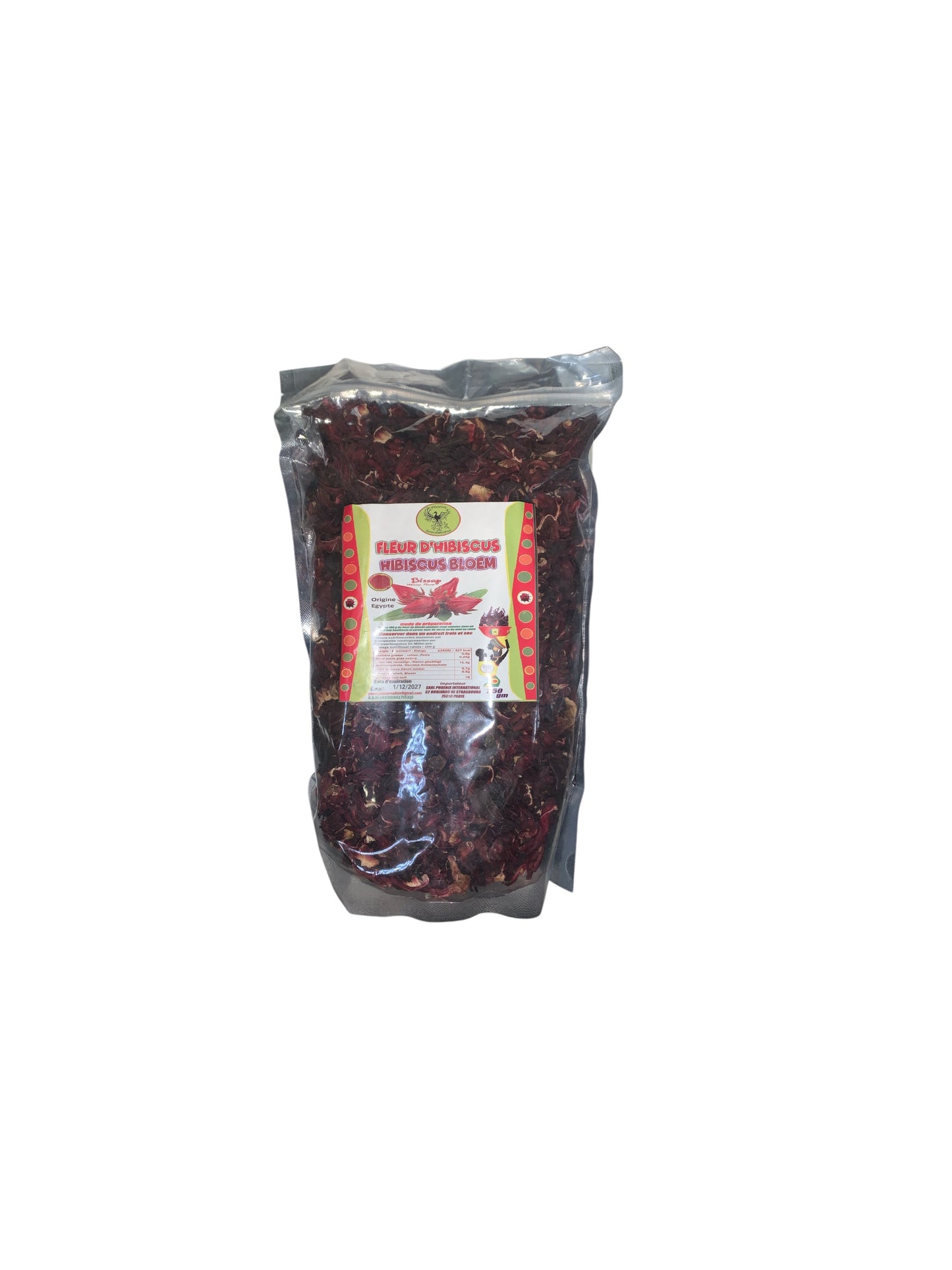 Bissap – Fleurs d’Hibiscus Séchées | Infusion Naturelle Rafraîchissante & Antioxydante - 250g