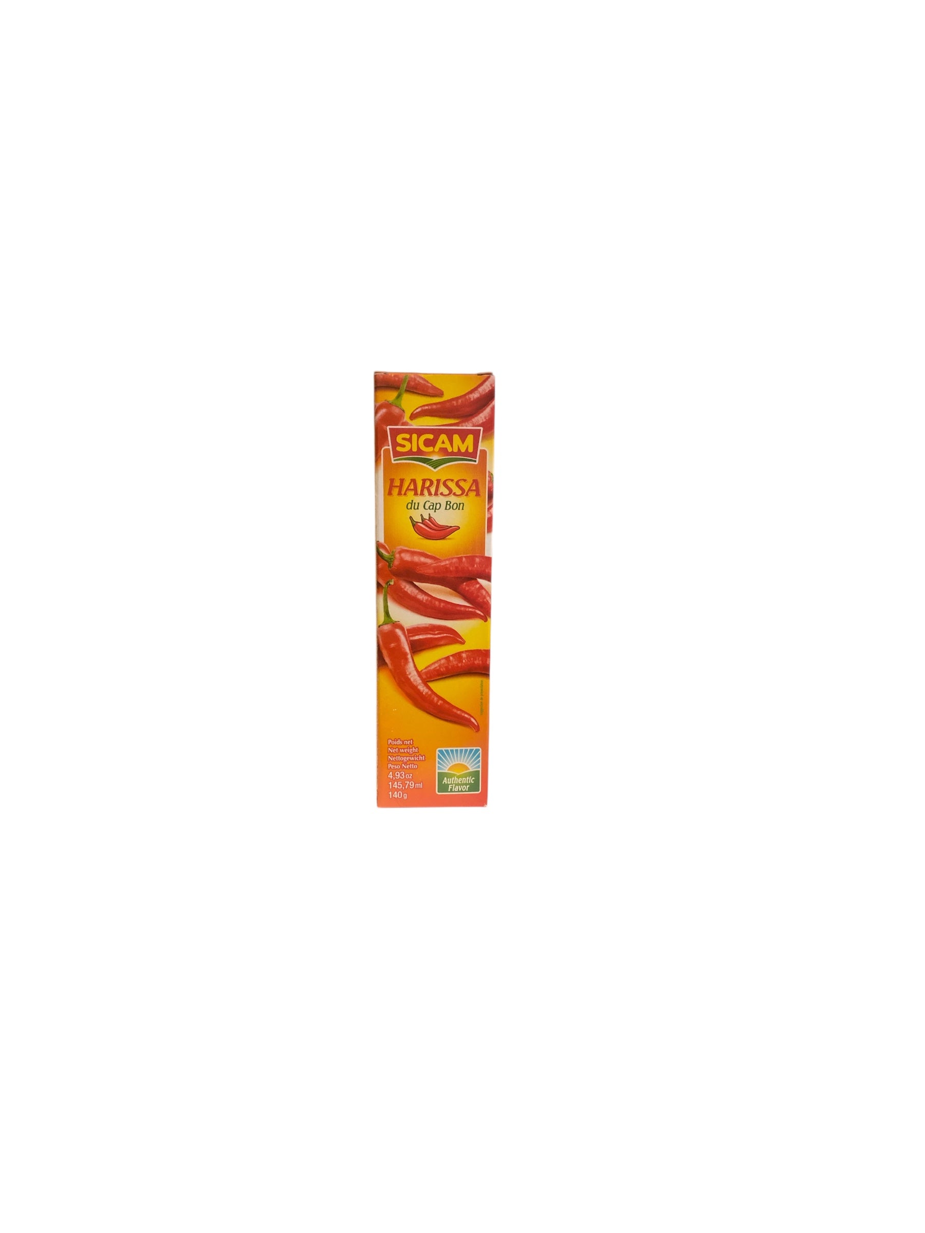 Sicam – Harissa en Tube 140g | Pâte de Piment Tunisienne Authentique et Pratique