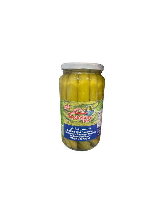 Concombres Sauvages Marinés Mechelany 1000g – Cornichons Libanais Croquants et Savoureux