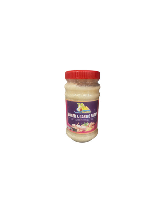Pâte de Gingembre et d’Ail Sunrise 320g – Mélange Prêt à l’Emploi pour Cuisine et Marinades