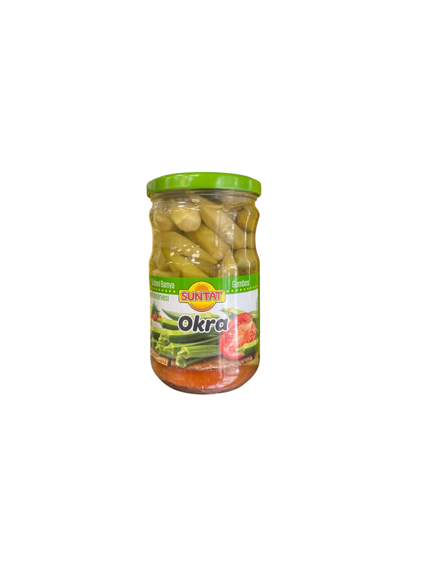 Okra Suntat 680g – Gombos en Bocal, Saveur Authentique Méditerranéenne