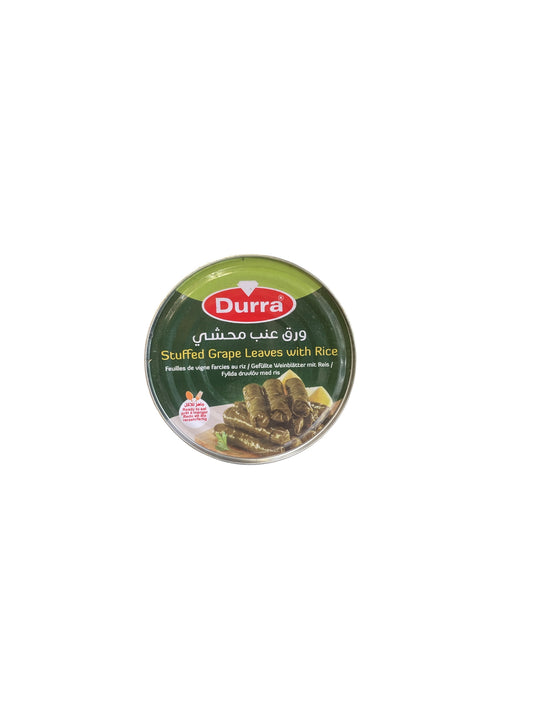 Durra – Feuilles de Vigne Farcies au Riz 400 g | Dolmas Libanaises Authentiques, Prêtes à Déguster