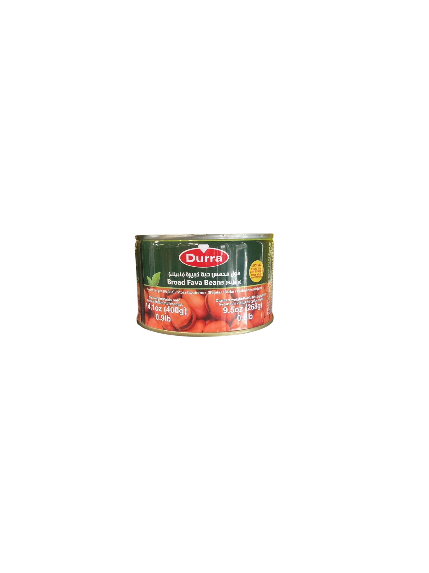 Durra – Fèves Épluchées en Sauce 400 g | Broad Fava Beans en Sauce Libanaise Authentique