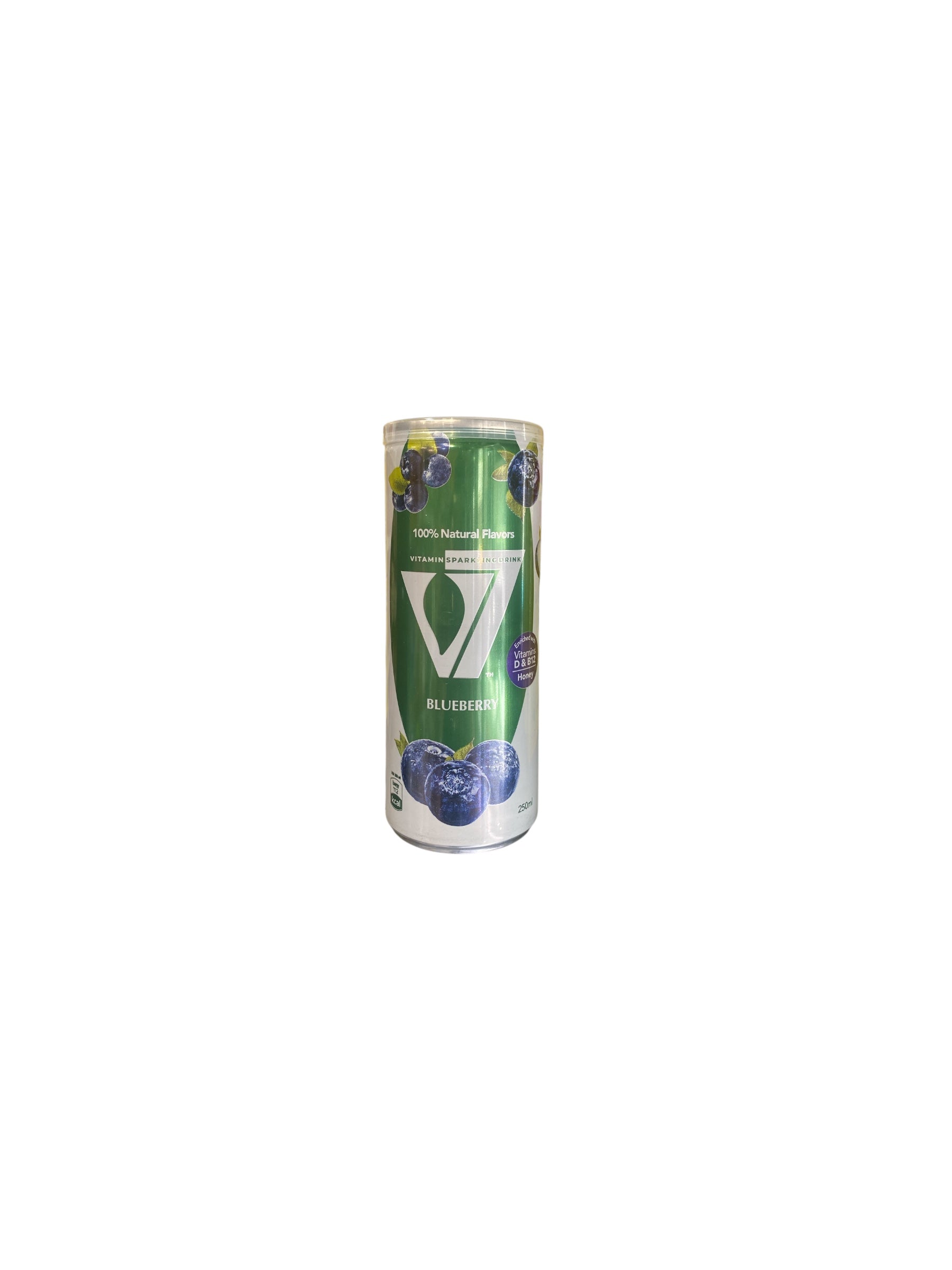 V7 Blueberry Malt 250ml (Pack de 6) – Boisson Égyptienne Gazeuse au Malt et à la Myrtille