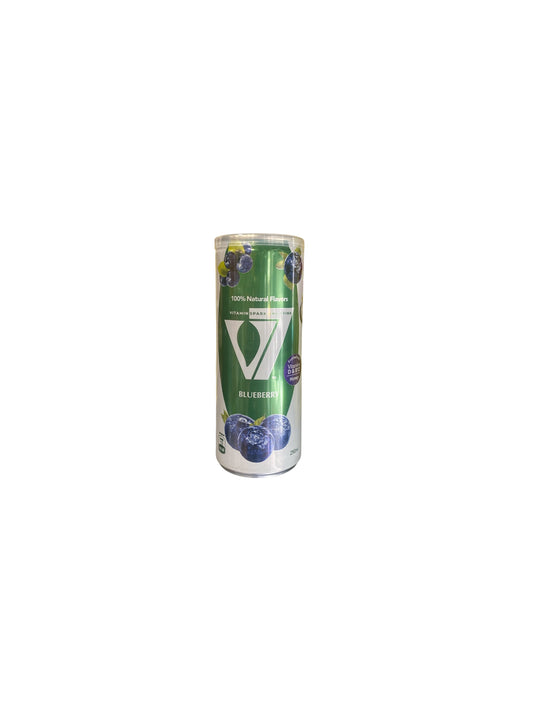 V7 Blueberry Malt 250ml (Pack de 6) – Boisson Égyptienne Gazeuse au Malt et à la Myrtille