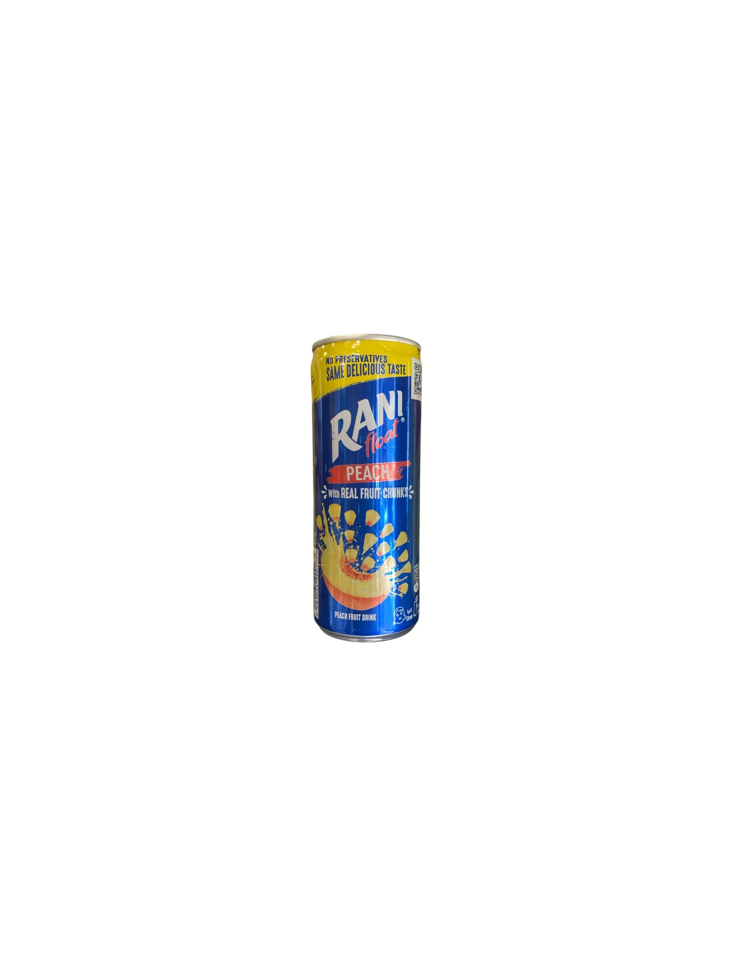Rani Float Pêche – Pack 6 x 235 ml | Boisson orientale aux morceaux de fruits