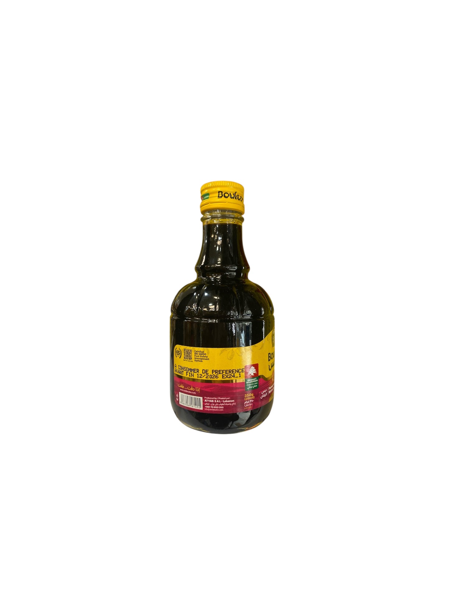 Mélasse de Grenade Boulos 250ml – Saveur Libanaise Authentique et Naturelle composition