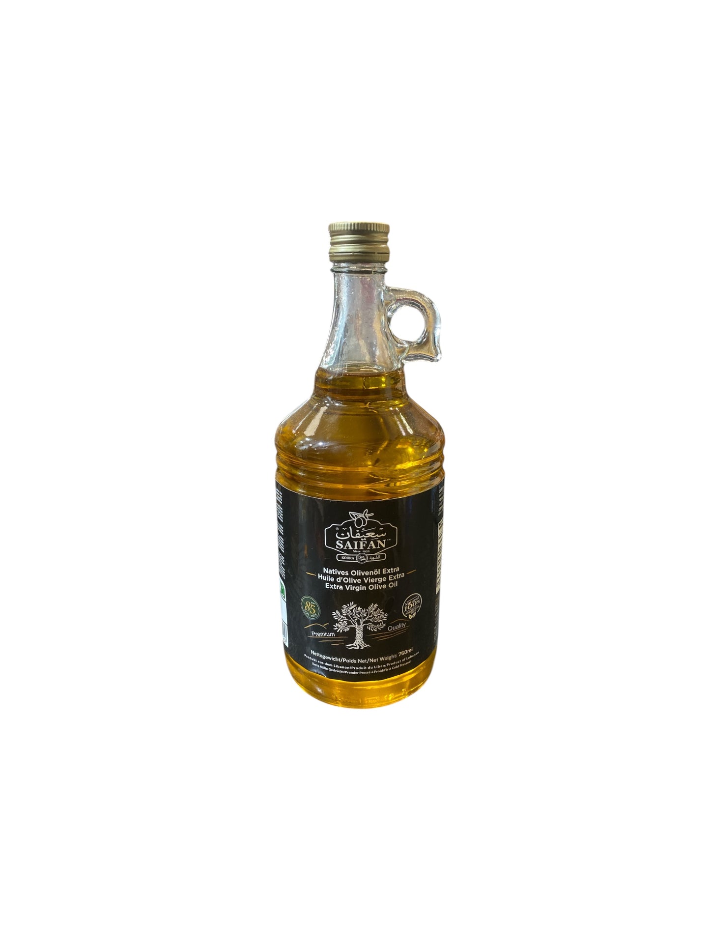 Huile d’Olive Extra Vierge Saifan – Premium | 750 ml