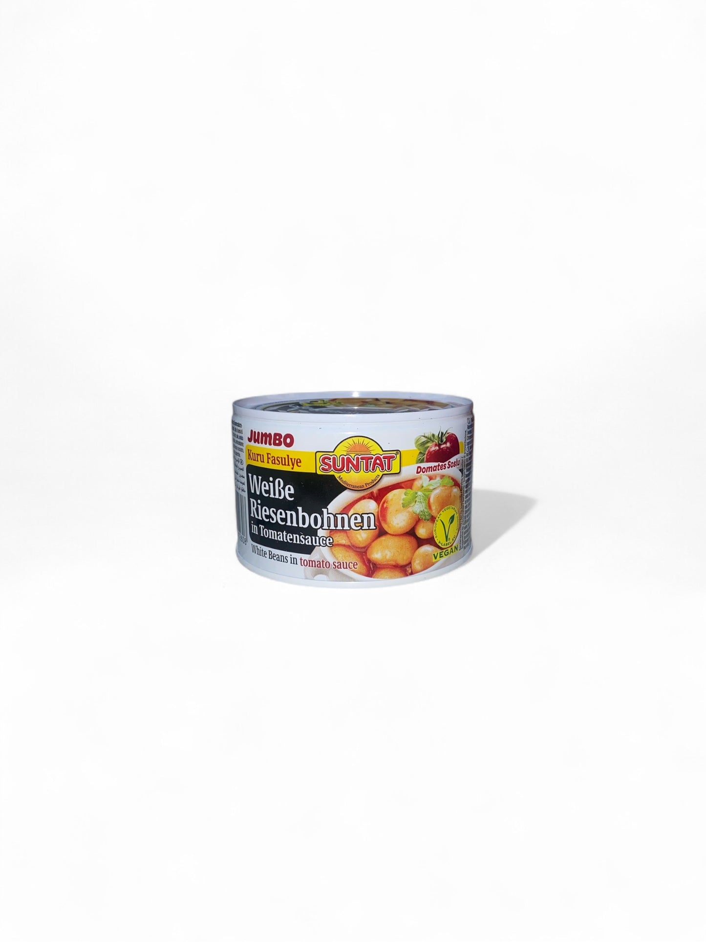 Haricots Blancs Géants en Sauce Tomate – Suntat | Recette Méditerranéenne Vegan | 350 g