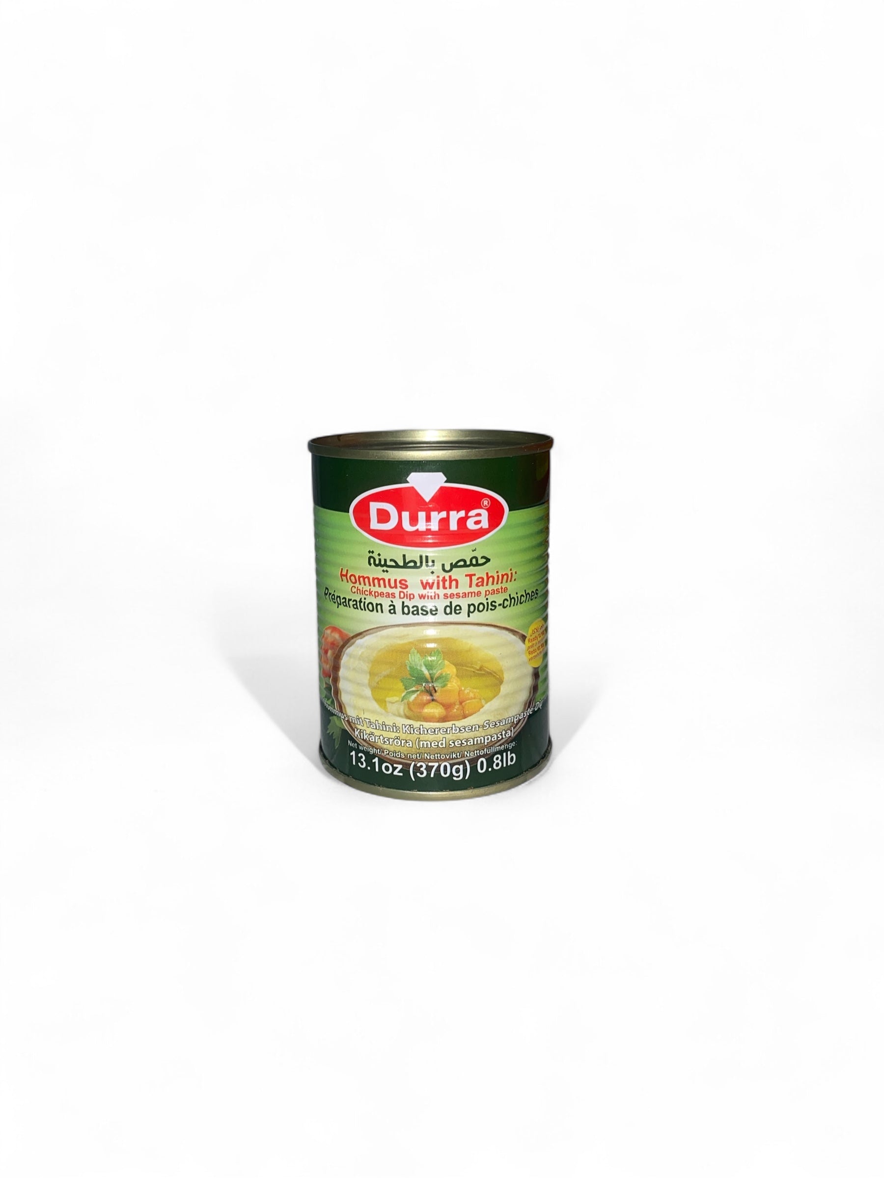 Houmous Tahini Durra 370g – Crème de pois chiches orientale prête à déguster