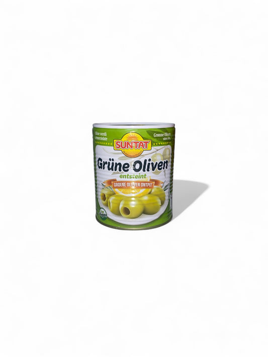 Olives Vertes Dénoyautées Suntat – Douces & Fondantes | 800g