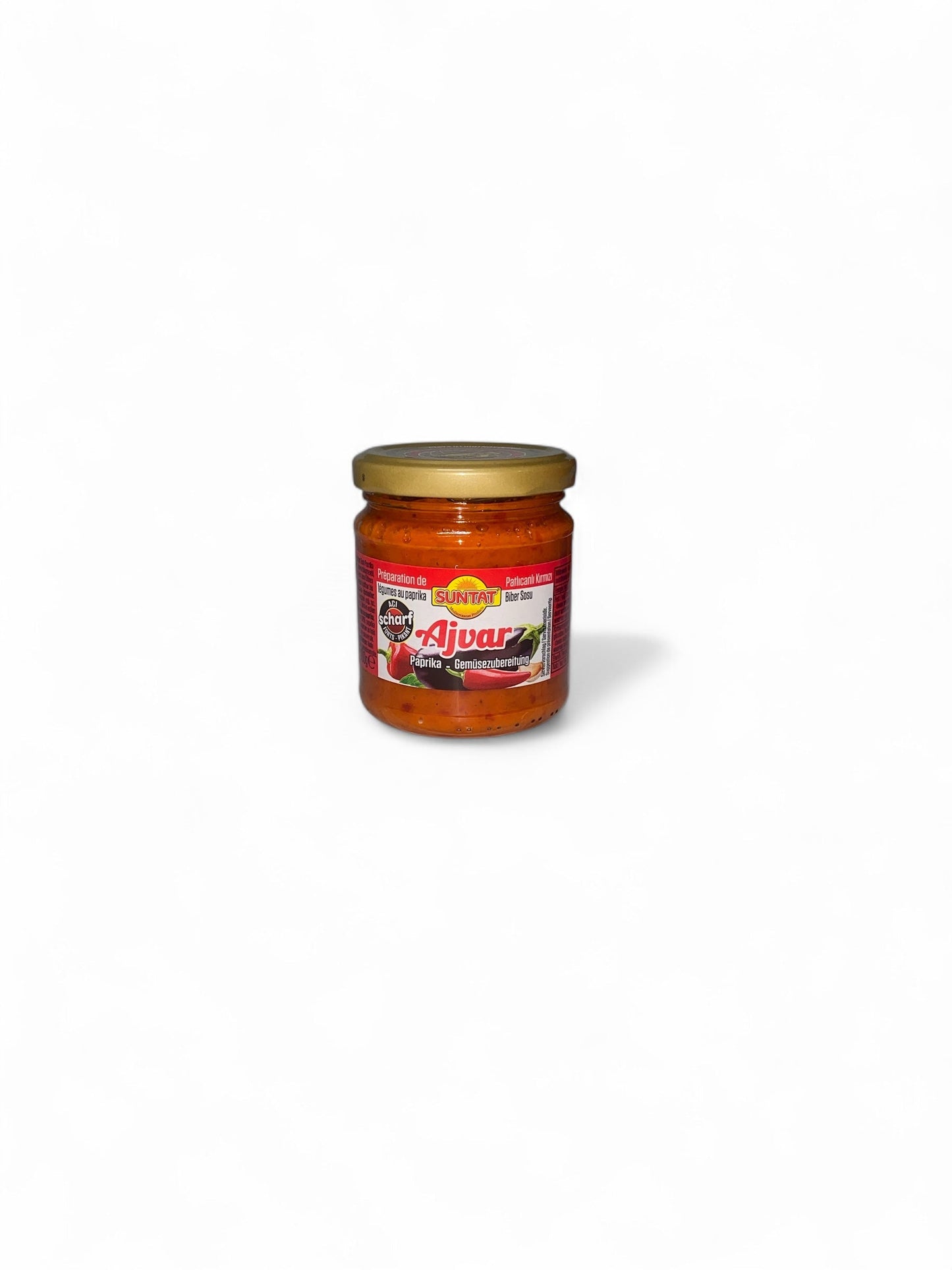 Ajvar SUNTAT – Sauce aux Poivrons Grillés | Doux, Moyen ou Fort – Saveur des Balkans Le comptoir du Nil : produits orientaux en ligne