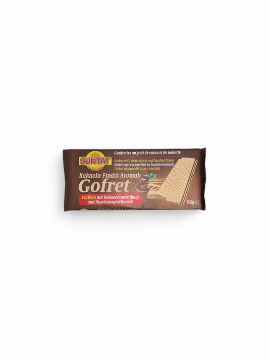 Suntat Gofret Cacao Noisette 140g – Gaufrettes Croquantes