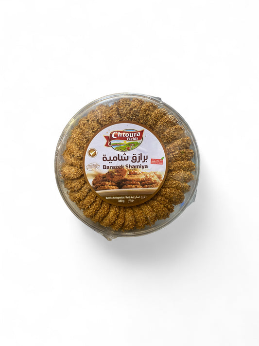 Barazek Shamiya Chtoura Fields 350g – Biscuits Sésame Orientaux