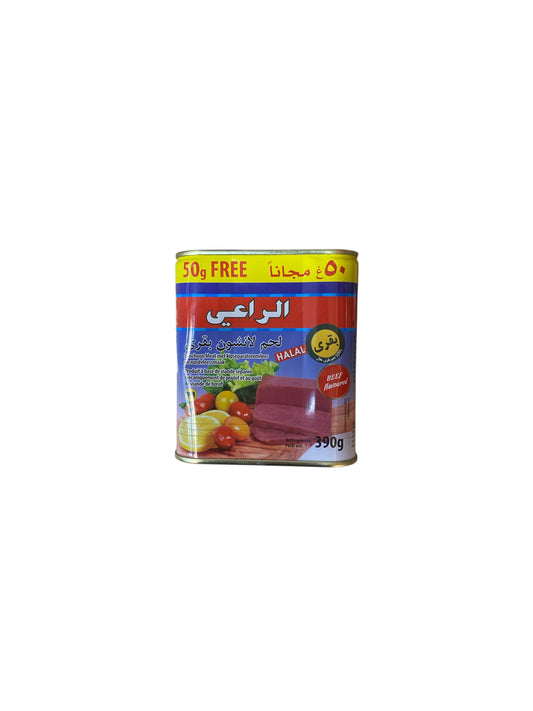 Al-Raii Viande Halal Goût Bœuf 390g – Luncheon Meat Pratique
