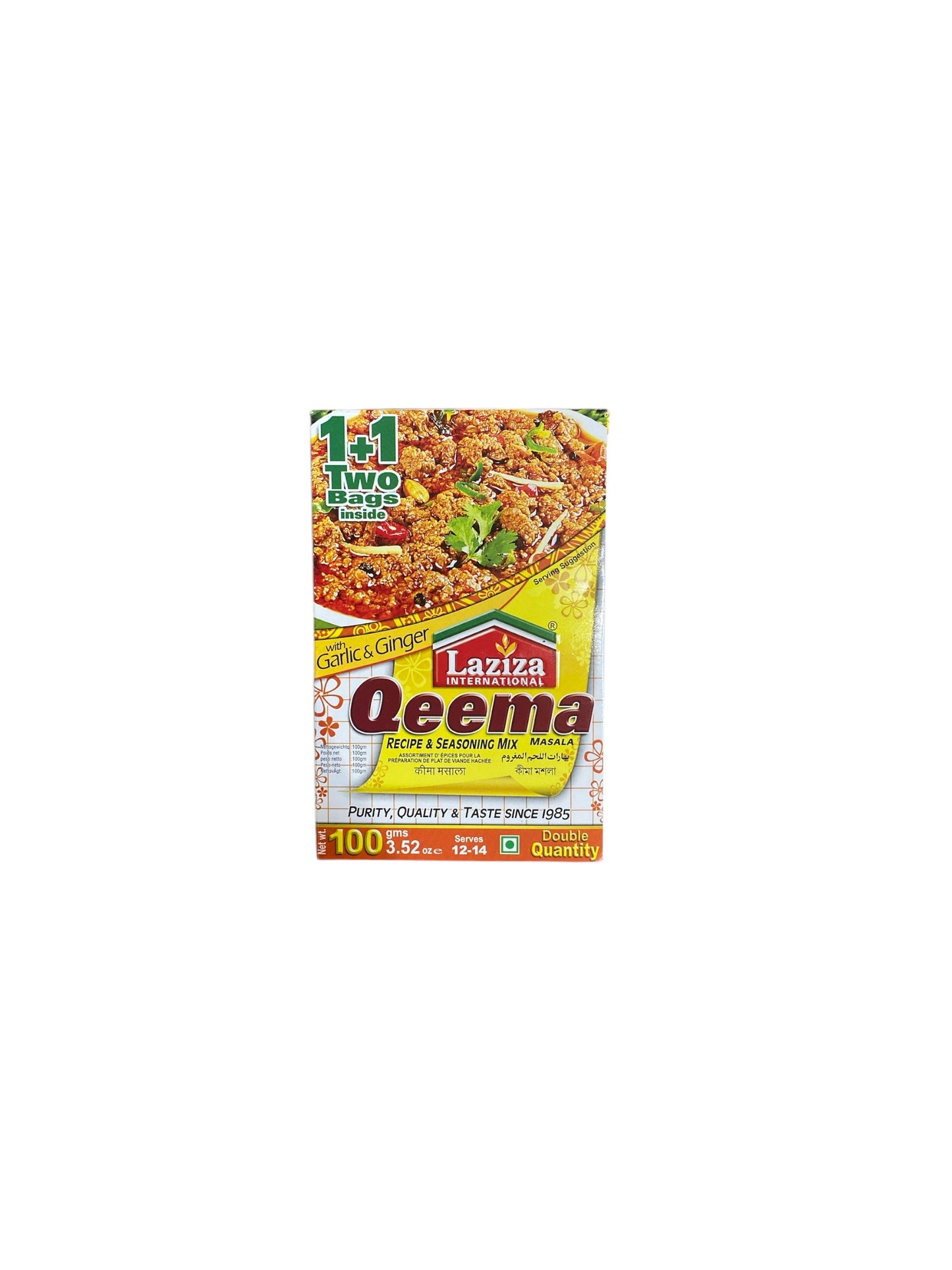 Laziza Qeema Masala 100g – Épices pour Viande Hachée