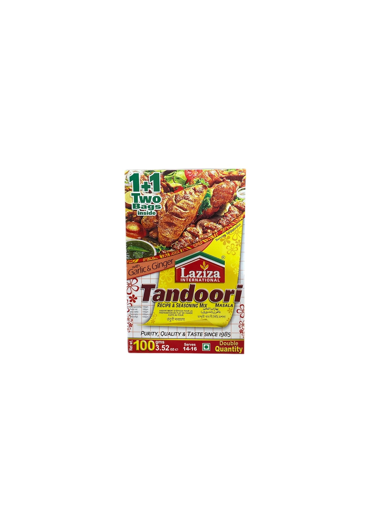 Laziza Tandoori Masala 100g – Mélange d’Épices Ail & Gingembre