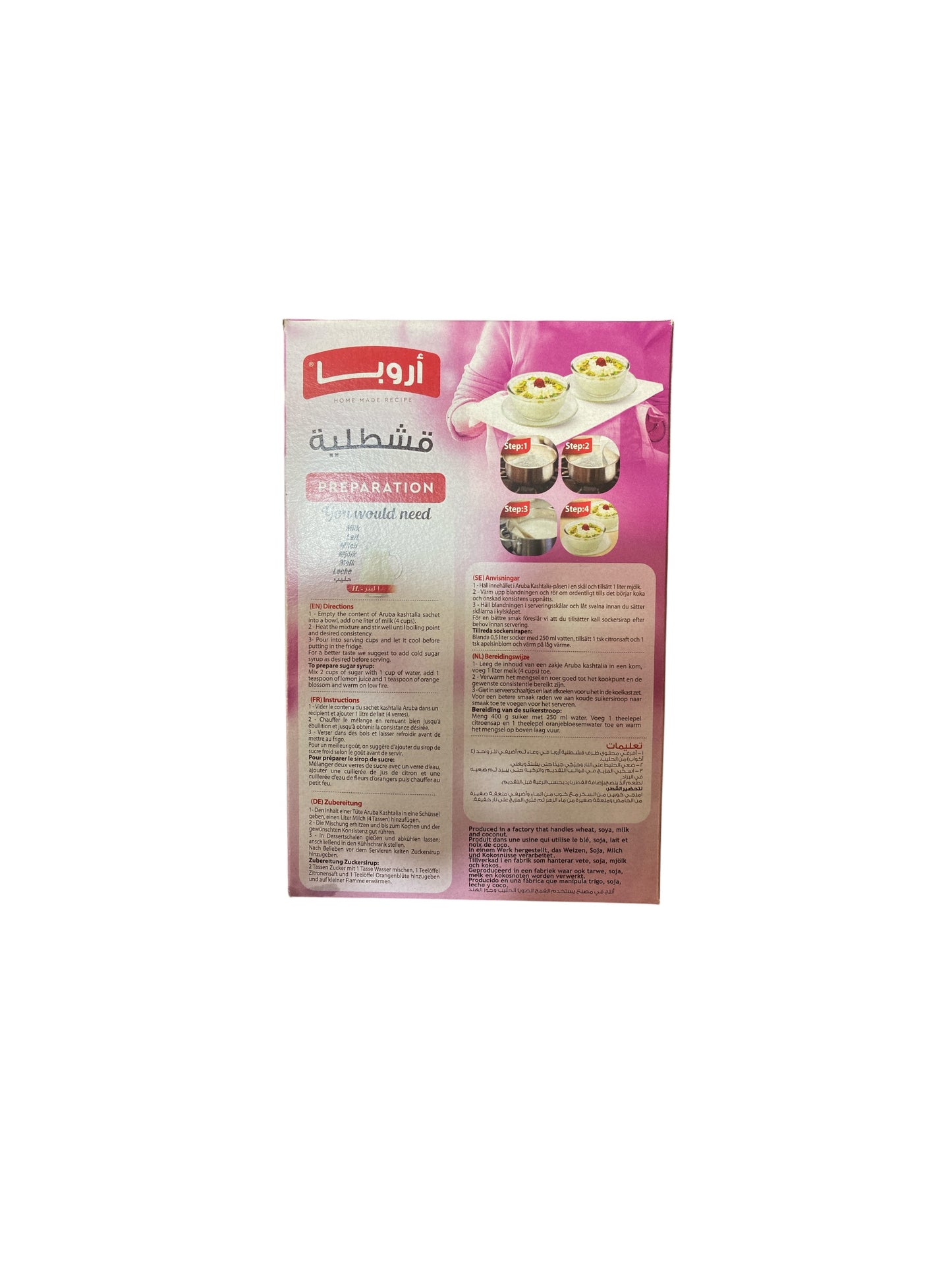 Aruba – Préparation pour Kashtalia à la Fleur d’Oranger | Dessert crémeux 200g