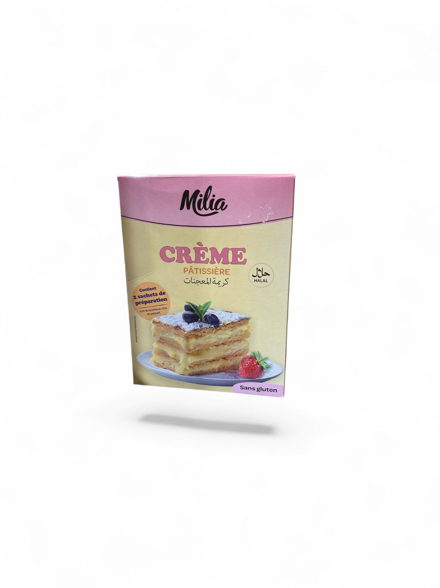 Préparations Dessert Milia – Flan Vanille, Crème Pâtissière & Chantilly (Sans Gluten, Halal)