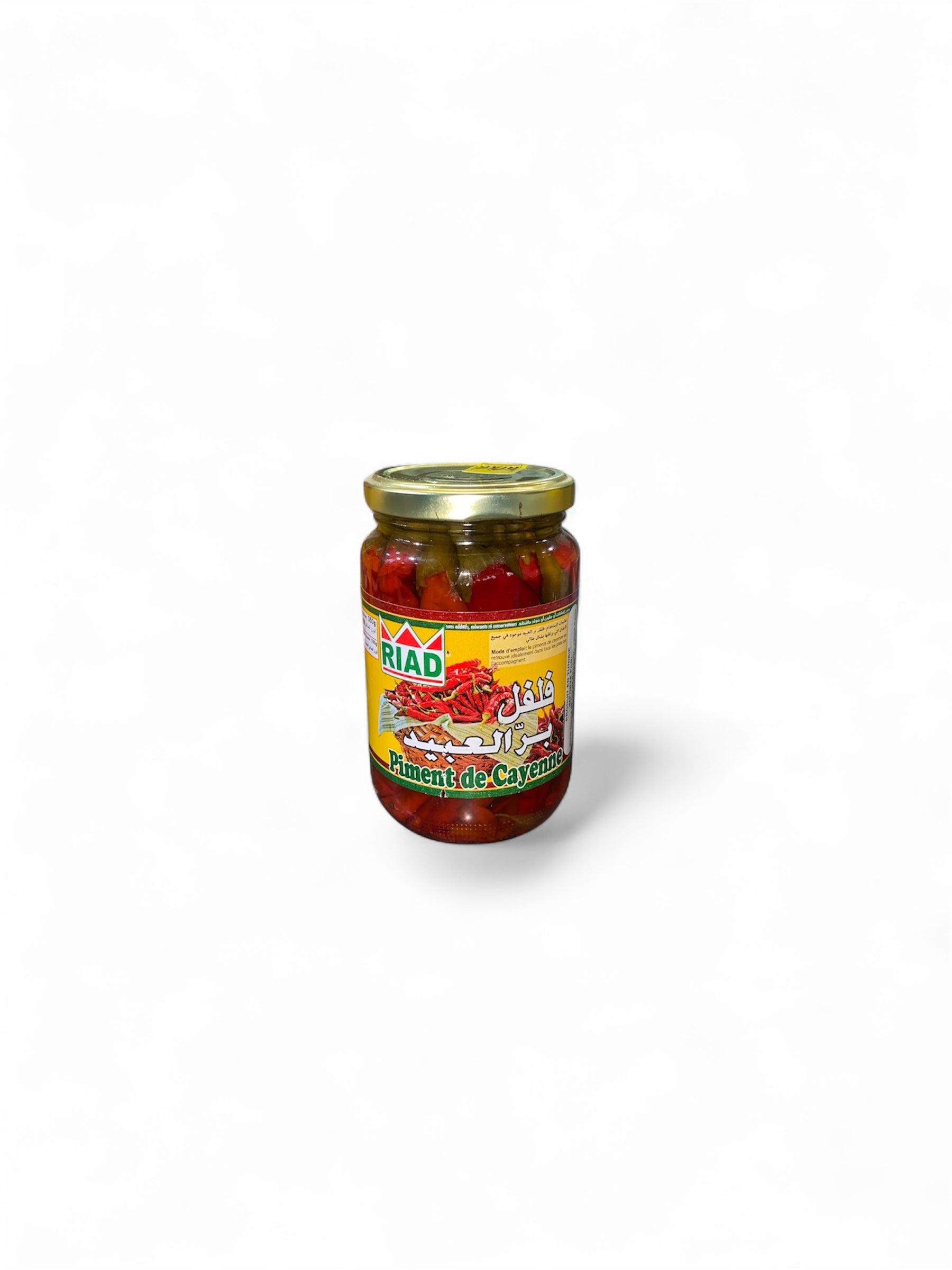 Piment de Cayenne Riad 350g – Piments Entiers Marinés Forts