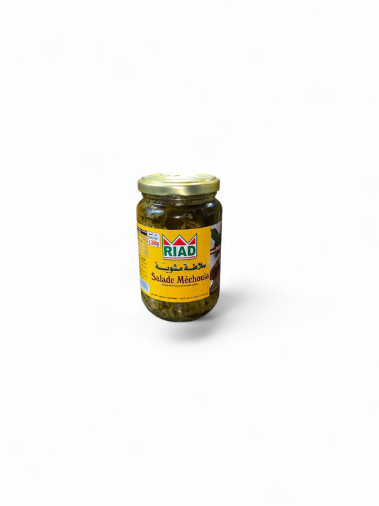 Salade Méchouia Riad 350g – Spécialité Tunisienne de Légumes Grillés